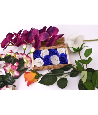 Blue Angel Message Roses Soap