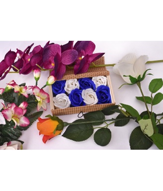 Blue Angel Message Roses Soap